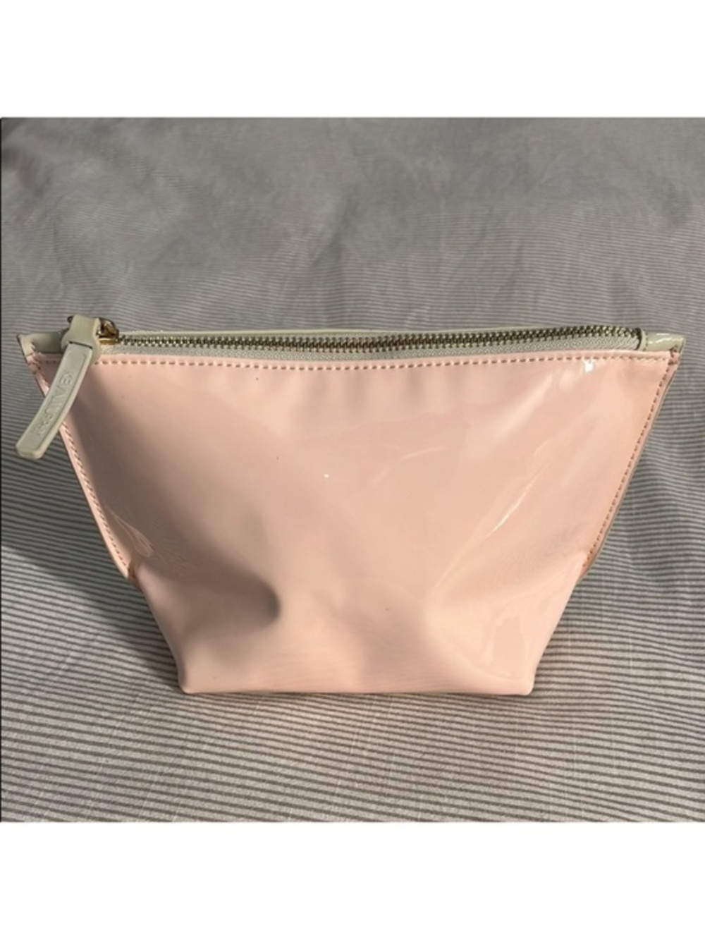KEVIN MURPHY Chic Pink & cream Cosmetic Pouch make up bag top zipper toiletries